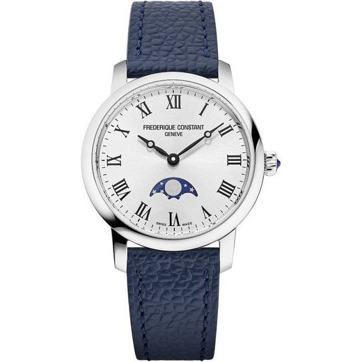 FREDERIQUE CONSTANT SLIMLINE LADIES MOONPHASE QUARTZ FC-206RS1S6 - SLIMLINE LADIES - BRANDS