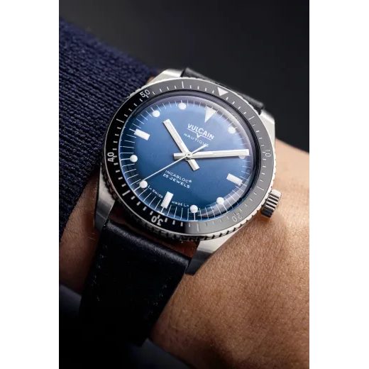 VULCAIN SKINDIVER NAUTIQUE BLUE WITH WHITE LUM - SKINDIVER NAUTIQUE - ZNAČKY