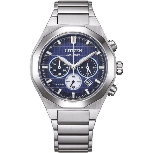 CITIZEN ZENSHIN SENKEI ECO-DRIVE SUPER TITANIUM CHRONO CA4691-59L - SUPER TITANIUM - BRANDS