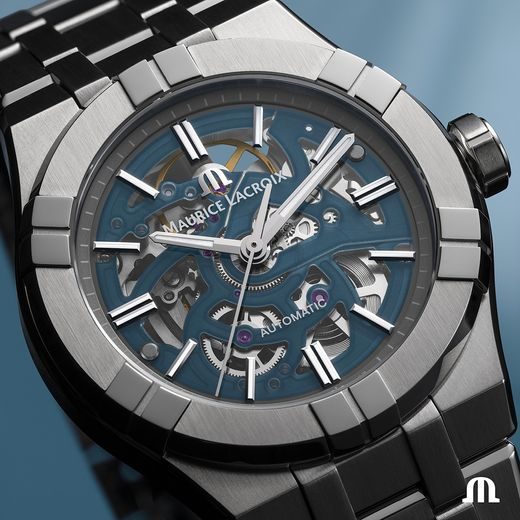 MAURICE LACROIX AIKON AUTOMATIC SKELETON 42MM AI6008-SS00F-031-C - AIKON - ZNAČKY