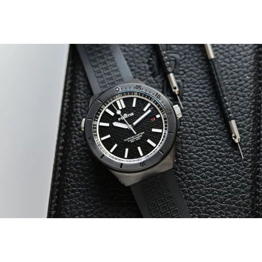 FORTIS MARINEMASTER M-44 DLC GRAVITY BLACK COSC F8120030 - MARINEMASTER - MĂRCI