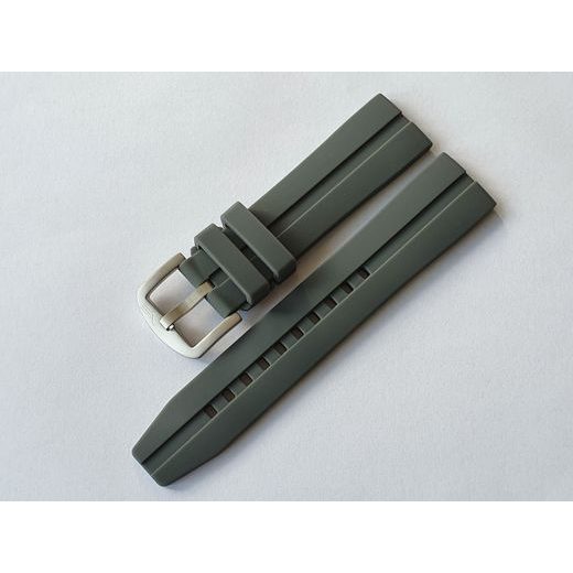 SILICONE STRAP VOSTOK EUROPE FOR ALMAZ - GREY/MATTE BUCKLE - STRAPS - ACCESSORIES