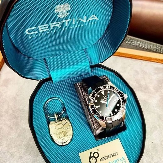 CERTINA DS ACTION DIVER POWERMATIC 80 C032.407.17.051.60 SEA TURTLE CONSERVANCY SPECIAL EDITION - DS POWERMATIC 80 - ZNAČKY