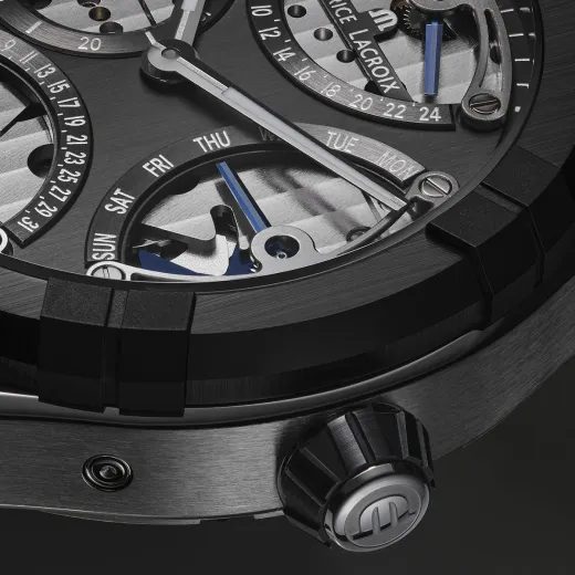 MAURICE LACROIX AIKONIC AUTOMATIC MASTER TRIPLE RETROGRADE 43MM AC6068-SSL20-230-2 - AIKONIC - ZNAČKY