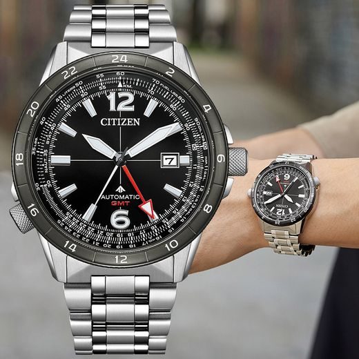 CITIZEN PROMASTER SKY GMT AUTOMATIC NB6046-59E - PROMASTER - ZNAČKY