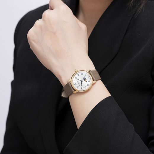 FREDERIQUE CONSTANT SLIMLINE LADIES MOONPHASE QUARTZ FC-206RS1S5 - SLIMLINE LADIES - BRANDS