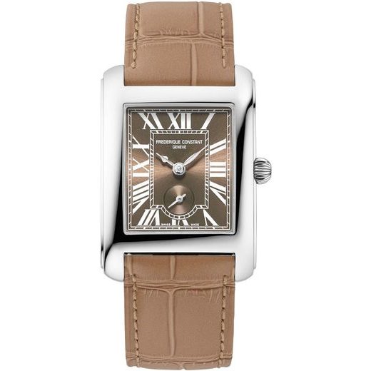 FREDERIQUE CONSTANT CLASSICS CARRÉE SMALL SECONDS QUARTZ FC-235BR2C6 - CLASSICS LADIES - MĂRCI