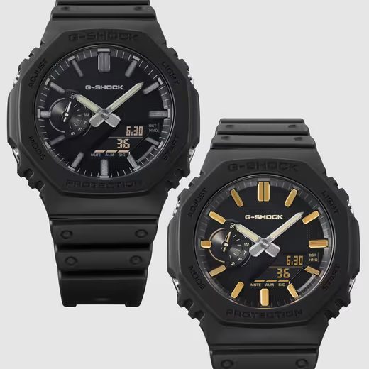 CASIO G-SHOCK GA-2100LXB-1AER LUXE BLACK - CASIOAK - MĂRCI
