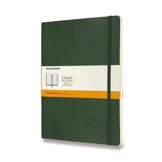 ZÁPISNÍK MOLESKINE VÝBĚR BAREV - MĚKKÉ DESKY - XL, LINKOVANÝ 1331/11292 - DIÁŘE A ZÁPISNÍKY - OSTATNÍ