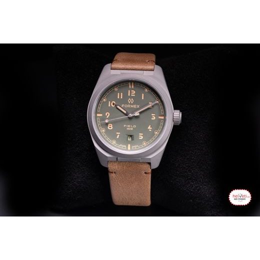 FORMEX FIELD AUTOMATIC SAGE GREEN LEONE BOLGHERI LEATHER STRAP 0660.1.6503.723 - FIELD AUTOMATIC - ZNAČKY