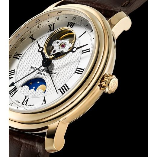 FREDERIQUE CONSTANT CLASSICS HEART BEAT MOONPHASE DATE AUTOMATIC FC-335MC4P5 - CLASSICS GENTS - ZNAČKY