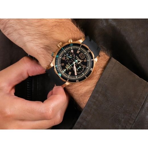 VOSTOK EUROPE ANCHAR SUBMARINE CHRONO LINE 6S21/510O585 - ANCHAR SUBMARINE - ZNAČKY