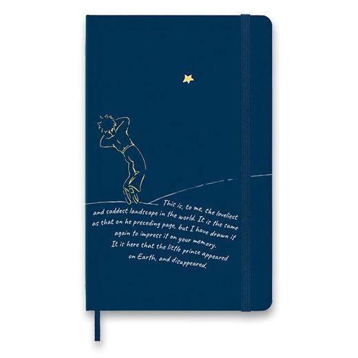 SADA ZÁPISNÍK A SEŠIT MOLESKINE LE PETIT PRINCE MOON - LINKOVANÝ - L, ČISTÝ - XL 1331/1717250 - DIÁŘE A ZÁPISNÍKY - OSTATNÍ