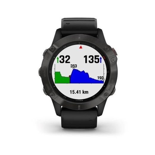 GARMIN FENIX6 PRO SAPPHIRE, GRAY/BLACK BAND (MAP/MUSIC) 010-02158-11 - GARMIN - ZNAČKY