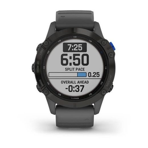 GARMIN FENIX6 PRO SOLAR, BLACK/SLATE BAND (MAP/MUSIC) 010-02410-11 - GARMIN - BRANDS