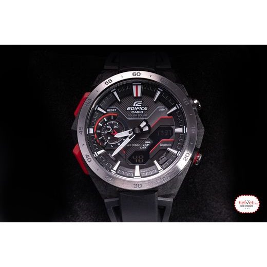 Reloj EDIFICE ECB-2200P-1A Carbono/Acero Hombre Negro - Btime