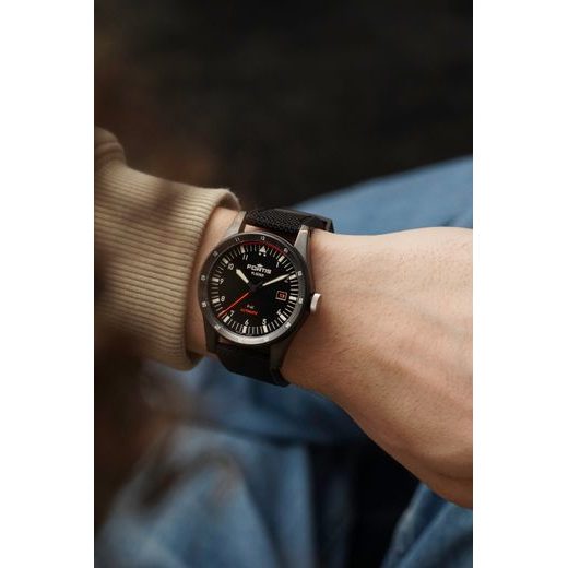 FORTIS FLIEGER F-41 WERK 7 MISSION BLACK LIMITED EDITION F4220030 - FLIEGER - BRANDS