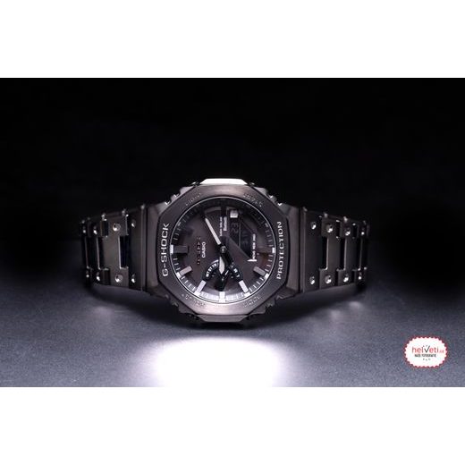 Casio Men's G-Shock Bluetooth Full Metal Black Solar Power Watch With  Bracelet GM-B2100BD-1AER