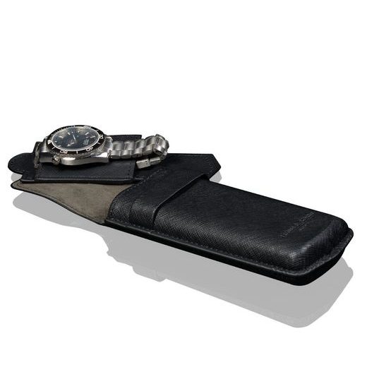 WATCH CASE HEISSE & SÖHNE MONDO SAFIANO 70019-102 - WATCH BOXES - ACCESSORIES