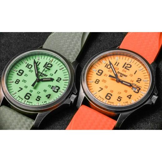 TRASER P67 OFFICER PRO GUNMETAL ORANGE SILICONE - HERITAGE - BRANDS