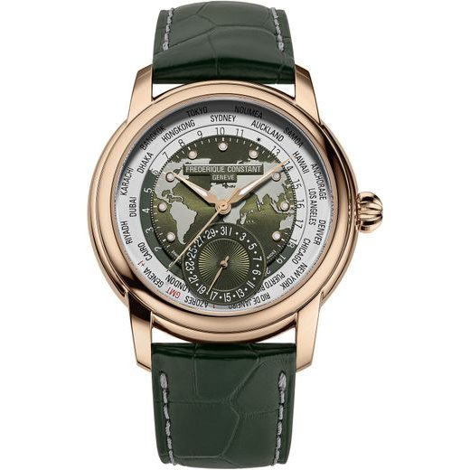 FREDERIQUE CONSTANT MANUFACTURE CLASSIC WORLDTIMER AUTOMATIC LIMITED EDITION FC-718KWWM4H9 - MANUFACTURE - ZNAČKY
