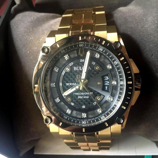 BULOVA PRECISIONIST DIAMOND BLACK DIAL 98D156 - PRECISIONIST - BRANDS