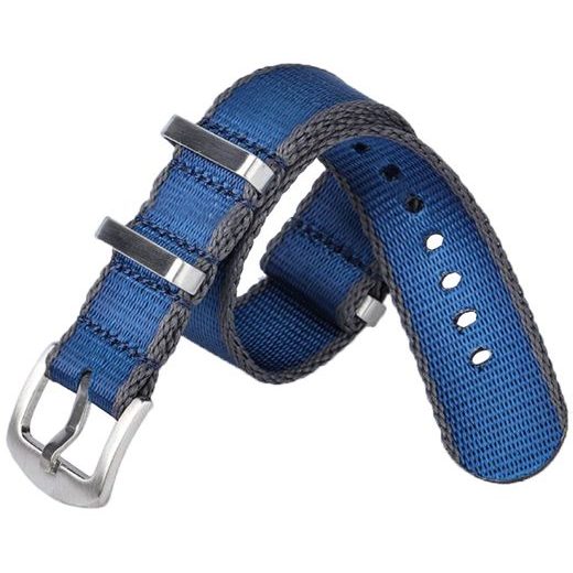 STRAP NATO SPORTS BLUE/GRAY EDGE 22 MM - STRAPS - ACCESSORIES