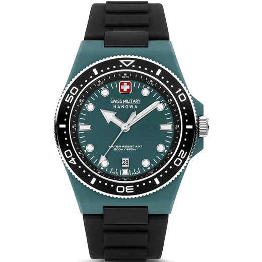 SWISS MILITARY HANOWA OCEAN PIONEER SMWGN0001185 - AQUA - ZNAČKY