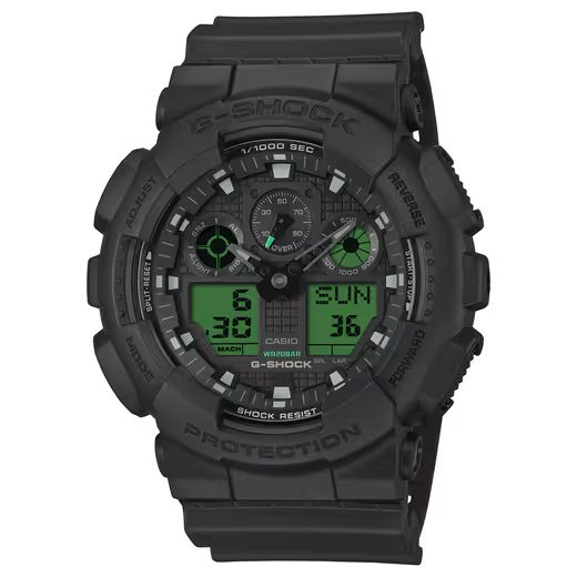 CASIO G-SHOCK GA-100BEG-1AER BLACK AND ELECTRO GREEN SERIES - G-SHOCK - ZNAČKY