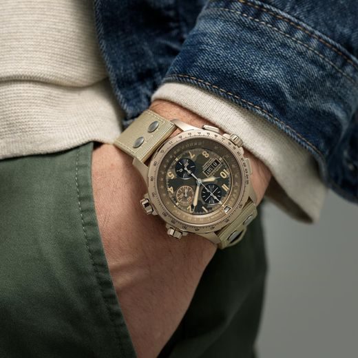 HAMILTON KHAKI AVIATION X-WIND AUTO CHRONO H77916920 - KHAKI AVIATION - ZNAČKY