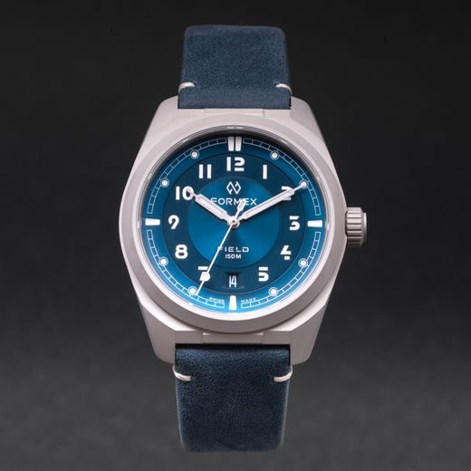 FORMEX FIELD AUTOMATIC GEN 2 DEEP BLUE BLUE BOLGHERI LEATHER STRAP 0660.1.6532.744 - FIELD AUTOMATIC - BRANDS