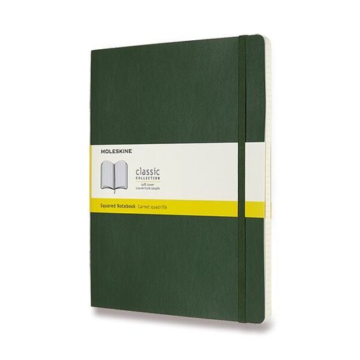 ZÁPISNÍK MOLESKINE VÝBĚR BAREV - MĚKKÉ DESKY - XL, ČTVEREČKOVANÝ 1331/11293 - DIÁŘE A ZÁPISNÍKY - OSTATNÍ