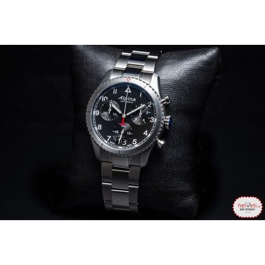 ALPINA STARTIMER PILOT QUARTZ CHRONOGRAPH BIG DATE AL-372BW4S26B - STARTIMER PILOT CHRONOGRAPH - ZNAČKY