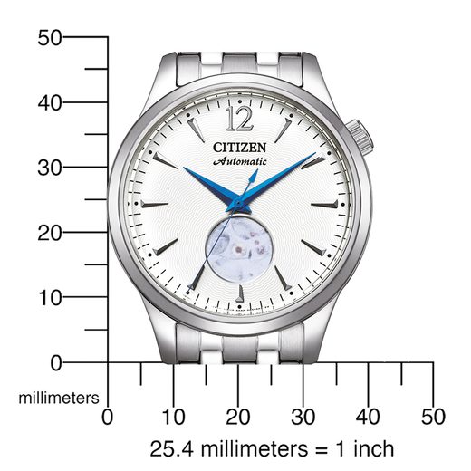 CITIZEN AUTOMATIC OPEN HEART NH9131-73A - ELEGANT - BRANDS