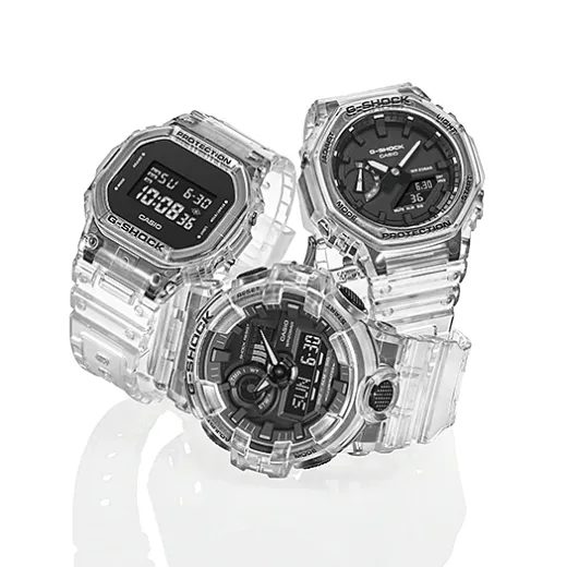 CASIO G-SHOCK DW-5600SKE-7ER TRANSPARENT SERIES - G-SHOCK - BRANDS