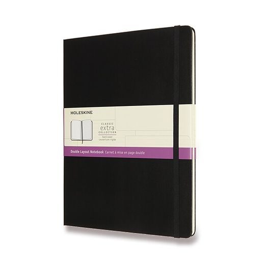 ZÁPISNÍK MOLESKINE ČERNÝ - TVRDÉ DESKY - LINKOVANÝ, ČISTÝ 1331/1119001 - DIÁŘE A ZÁPISNÍKY - OSTATNÍ