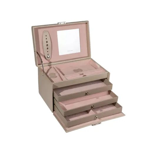 FRIEDRICH LEDERWAREN CLASSICO ROSÉ JEWELLERY CASE 23238-93 - JEWELLERY BOXES - ACCESSORIES
