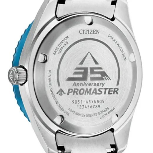 CITIZEN FUJITSUBO PROMASTER MARINE AUTOMATIC DIVER'S SUPER TITANIUM PROMASTER 35TH ANNIVERSARY LIMITED EDITION NB6026-56L - PROMASTER - BRANDS