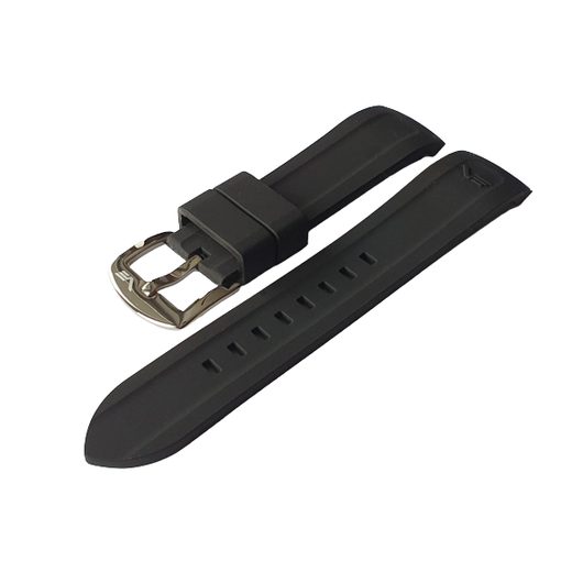 SILIKONOVÝ ŘEMÍNEK VOSTOK EUROPE 22MM PRO MODELY ROCKET N-1 - LESKLÁ SPONA - ŘEMÍNKY - OSTATNÍ