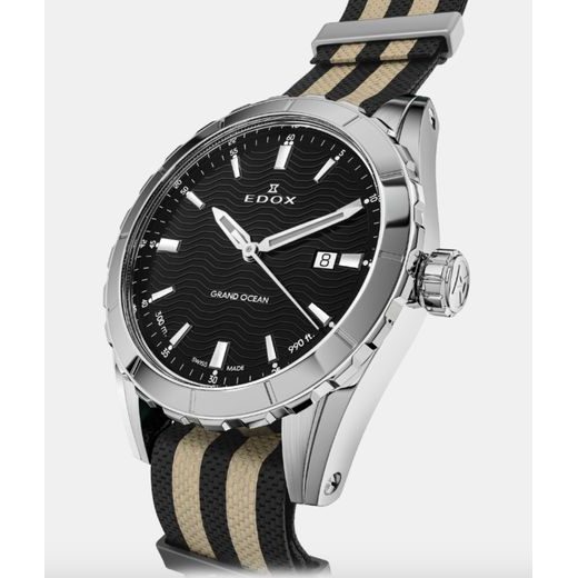 EDOX GRAND OCEAN DATE - GENTS 53102-3NAGN-NIN - GRAND OCEAN - BRANDS