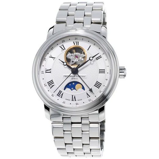 FREDERIQUE CONSTANT CLASSICS HEART BEAT MOONPHASE DATE AUTOMATIC FC-335MC4P6B2 - CLASSICS GENTS - BRANDS