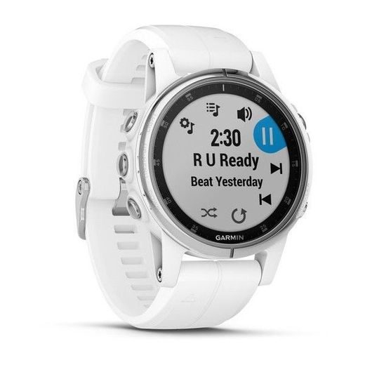 GARMIN FENIX5S PLUS SAPPHIRE WHITE, WHITE BAND 010-01987-01 - GARMIN - ZNAČKY