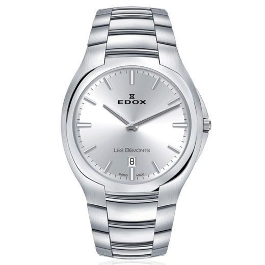 EDOX LES BÉMONTS ULTRA SLIM DATE QUARTZ 56003-3-AIN - LES BÉMONTS - ZNAČKY