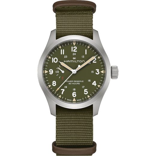 HAMILTON KHAKI FIELD MECHANICAL POWER RESERVE 40 MM H69509960 - KHAKI FIELD - BRANDS