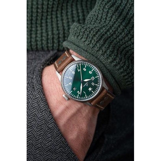 LACO FLIEGER STUTTGART PRO GRÜN 37 AUTOMATIC - FLIEGER PRO - ZNAČKY