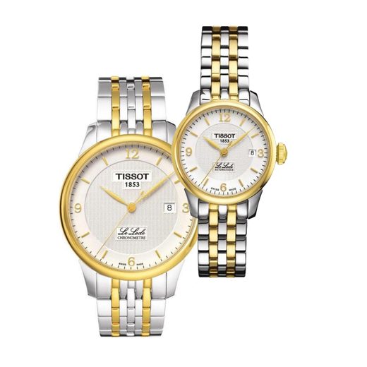 SET TISSOT LE LOCLE AUTOMATIC COSC T006.408.22.037.00 A T41.2.183.34 - WATCHES FOR COUPLES - WATCHES