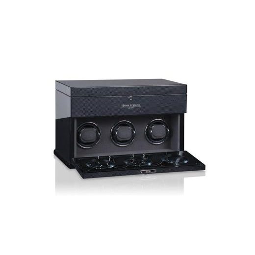 WATCH WINDER HEISSE & SÖHNE LOOP CARBON 70019-244.67 - WATCH WINDERS - ACCESSORIES