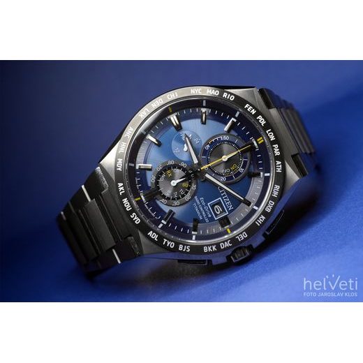 CITIZEN WORLDTIME RADIO CONTROLLED SUPER TITANIUM AT8234-85L - SUPER TITANIUM - BRANDS