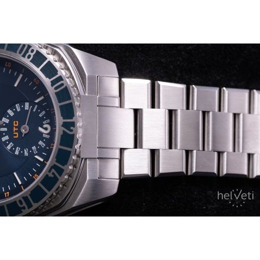 FORMEX STRATOS UTC AUTOMATIC 41MM BLUE STEEL BRACELET 1101.1.6431.111 - STRATOS - BRANDS