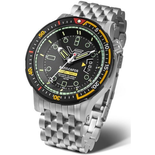 VOSTOK EUROPE BATISCAFOS AUTOMATIC NH35-511E767 - SILVER STEEL BRACELET - BATISCAFOS - BRANDS
